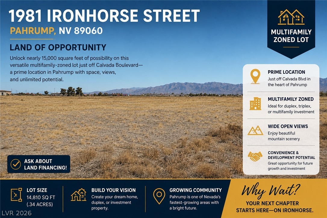 1981 E Ironhorse Street, Pahrump 89048