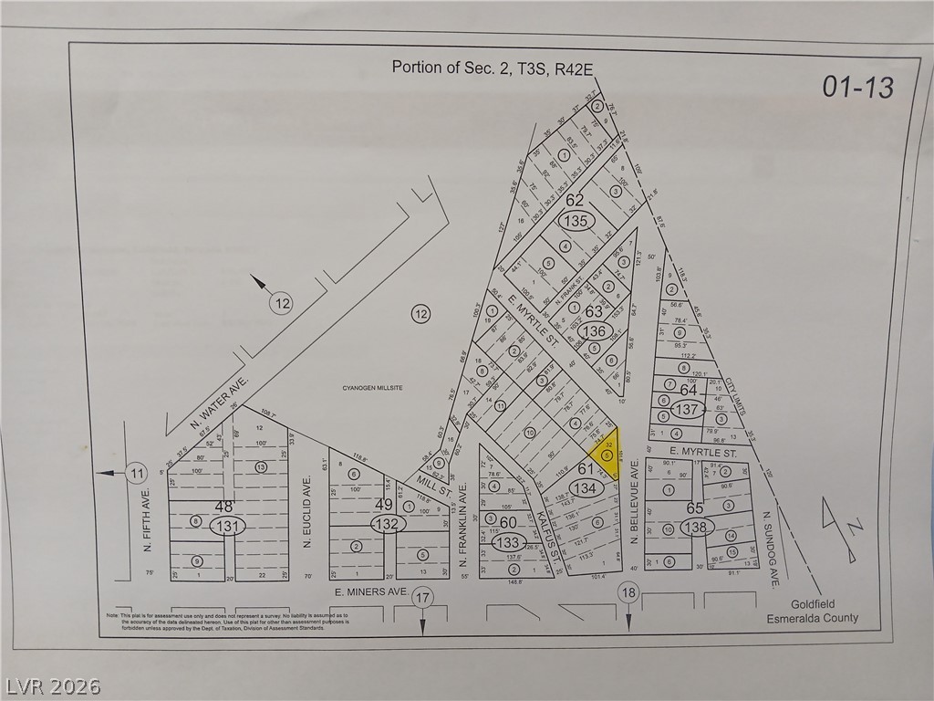 611 N Bellevue Avenue, Goldfield 89013